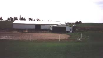 view of barns
